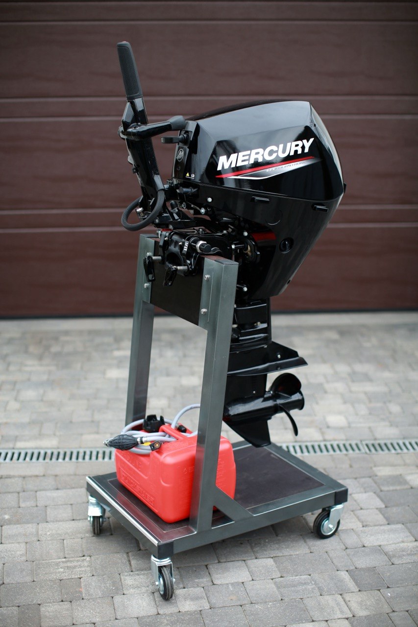 Outboard Motor Trolley Stand Heavy Duty 40HP Boat Engine Mobile Cart - Image 9