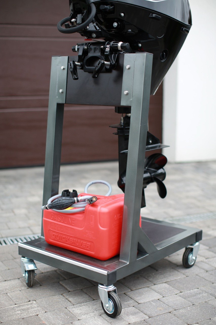 Outboard Motor Trolley Stand Heavy Duty 40HP Boat Engine Mobile Cart
